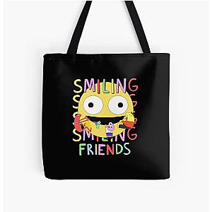 Cute Smiling Friends All Over Print Tote Bag