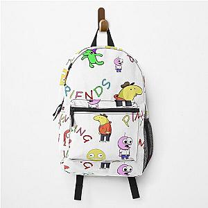 Smiling Friends Characters Pattern  Backpack