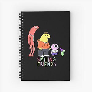 Smiling Friends Cartoon Spiral Notebook