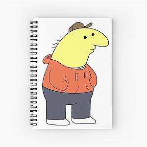 Charlie Smiling Friends - Adult Swim Spiral Notebook