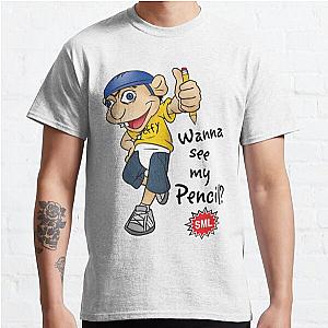 SML T-Shirts - Jeffy Wanna See My Pencil? - Funny SML Character Classic T-Shirt RB1201