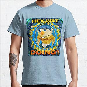 SML T-Shirts - HEY WAT DOING SML Classic T-Shirt RB1201