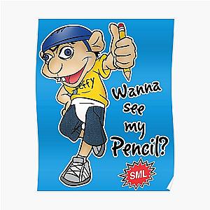 SML Posters - Jeffy Wanna See My Pencil? - Funny SML Character Poster RB1201