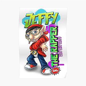 SML Posters - Jeffy The Rapper - Funny SML Character Poster RB1201