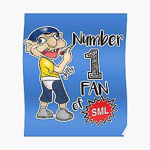 SML Posters - Jeffy #1 Fan - Funny SML Character Poster RB1201