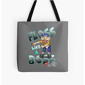 SML Bags - Jeffy Floss Like a Boss - SML   All Over Print Tote Bag RB1201