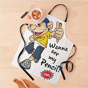 Jeffy Wanna See My Pencil Funny Sml Character Apron Premium Merch Store