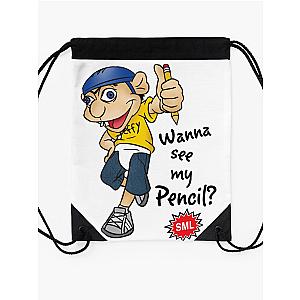 Jeffy Wanna See My Pencil Funny Sml Character Drawstring Bag Premium Merch Store