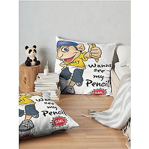 Jeffy Wanna See My Pencil Funny Sml Character Throw Pillow Premium Merch Store