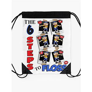 Jeffy 6 Steps To Floss Sml Drawstring Bag Premium Merch Store