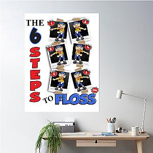 Jeffy 6 Steps To Floss Sml Poster Premium Merch Store