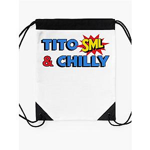 Sml Merch Tito And Chilly Drawstring Bag Premium Merch Store