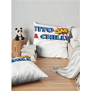 Sml Merch Tito And Chilly Throw Pillow Premium Merch Store