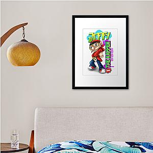 Jeffy The Rapper Funny Sml Character Framed print Premium Merch Store