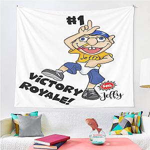 Jeffy Victory Royale Funny Dance Tapestry Premium Merch Store
