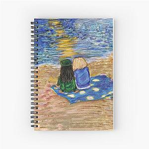 shayna and elise smosh coded liquid smooth cape trip Spiral Notebook