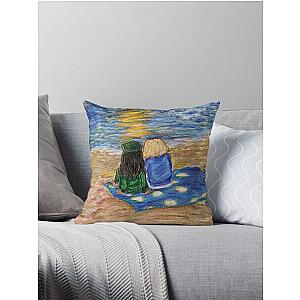 shayna and elise smosh coded liquid smooth cape trip Throw Pillow