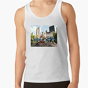 Smurfs Papa Smurf Knows Best Smurfs Tank Tops