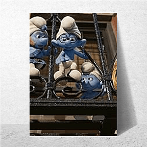 Smurfs Happily Smurfing Around Smurfs Posters