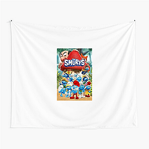 Smurfs Little Blue Big Adventure Smurfs Tapestries