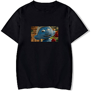 Smurfs Chasing Gargamel Away Smurfs T-Shirts