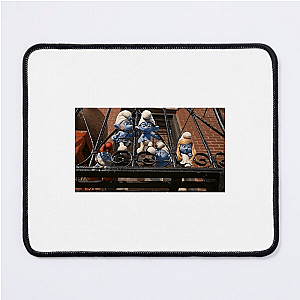 Smurfs Happily Smurfing Around Smurfs Mouse Pads