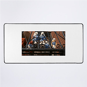Smurfs Happily Smurfing Around Smurfs Mouse Pads