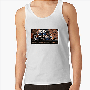 Smurfs Happily Smurfing Around Smurfs Tank Tops