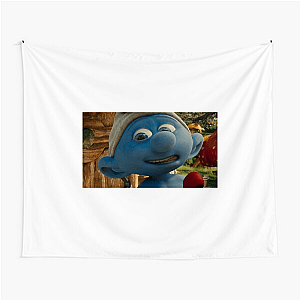 Smurfs Chasing Gargamel Away Smurfs Tapestries
