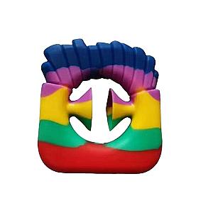 Rainbow Snack Snapper Fidget Toy for Stress Relief