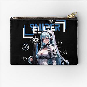 Anime Girl Zipper Pouch - Sniper Elite Art