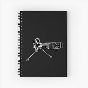 Spiral Notebook featuring 50 Caliber Sniper Rifle Design