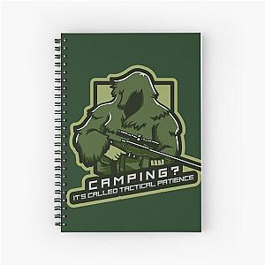 Tactical Patience Sniper Gaming Spiral Notebook