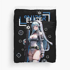 Sniper Elite Anime Girl Duvet Cover