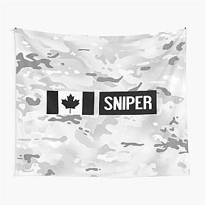 Arctic Sniper Canadian Military Tapestry