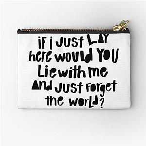 SNOW PATROL LYRICS Zipper Pouch