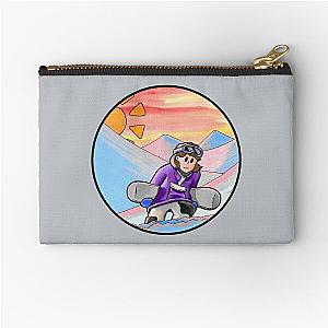 Dawn Snow Patrol!  Circle Zipper Pouch