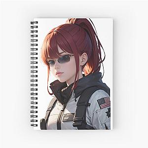 Military Anime Snow Patrol Spiral Notebook