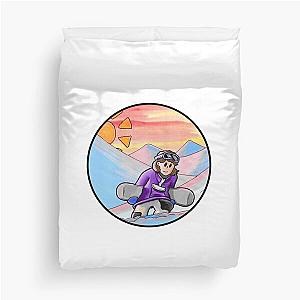 Dawn Snow Patrol!  Circle Duvet Cover