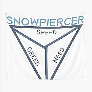 Snowpiercer - Balance of need, speed, and greed Tapestry