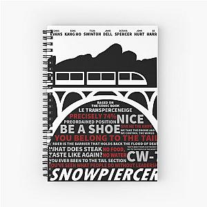 Snowpiercer Movie Poster Spiral Notebook