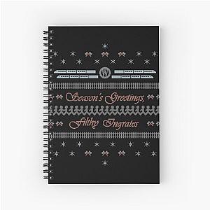 Christmas on the Snowpiercer Spiral Notebook