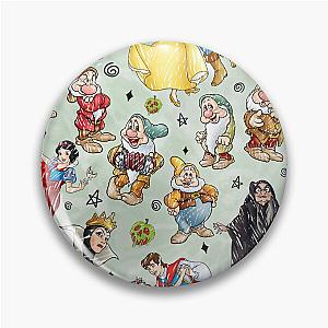 Snow White and the Seven Dwarfs Sketched Pin