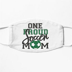 One Proud Soccer mom  Flat Mask