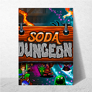 Sleep, Grind, Soda Dungeon 2 Soda Dungeon 2 Posters