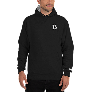 Bitcoin Merch – Men’s Embroidered Premium Hoodie