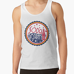 Sodapoppin Tank Tops - Sodapoppin Retro Soda Pop Bottle Cap Tank Top RB1706