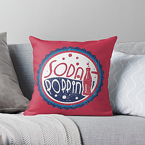 Sodapoppin Pillows - Sodapoppin Retro Soda Pop Bottle Cap Vintage Throw Pillow RB1706