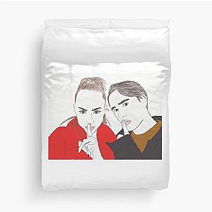 Sofia Carson & Evan Bittencourt Duvet Cover