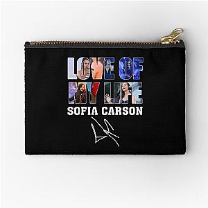 LOVE OF MY LIFE &x2D; SOFIA CARSON Zipper Pouch